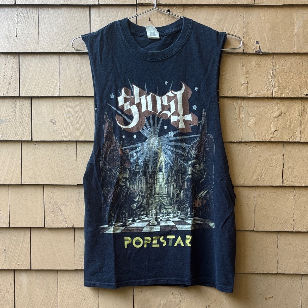 Ghost Popestar 2016 Tour DIY cutoff Shirt